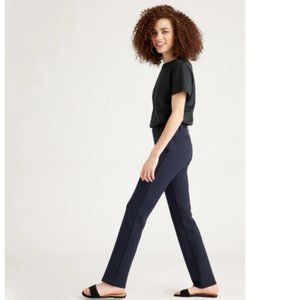 Quince Ultra-Stretch Ponte Straight Leg Pant - Regular -Navy SM NWOT